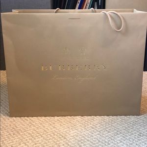 Large Burberry Shopping Bag